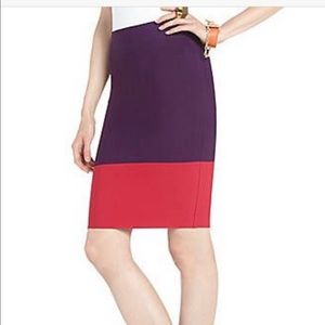 BCBGMaxAzria Color Block Skirt